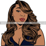 Afro Melanin Popping Dark Latina SVG Cutting Files For Silhouette Cricut and More