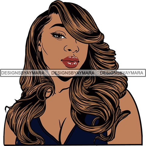 Afro Melanin Popping Dark Latina SVG Cutting Files For Silhouette Cricut and More