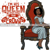 Afro Queen Goddess Melanin Nubian Glamour .PNG Print Files Not For Cutting