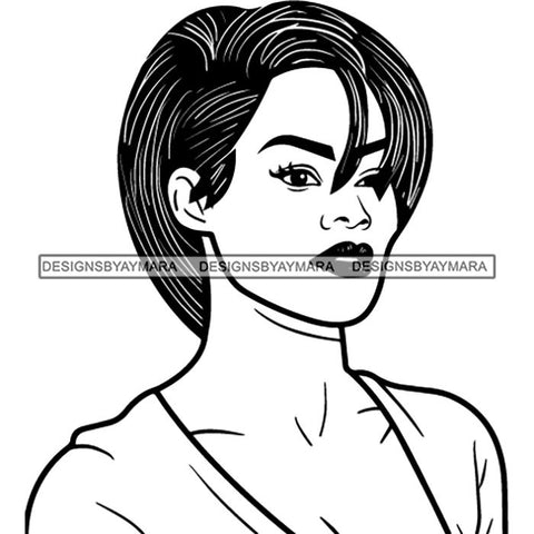 Afro Lady Black Goddess Melanin Dark Latina Morena SVG Files For Cutting and More!