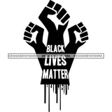 Black Lives Matter Humanity Social Protest Justice Racism Movement SVG PNG JPG Vector Cutting Files