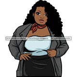 Attractive BBW Nubian Melanin Popping Beautiful African American Big Woman SVG Cutting Files