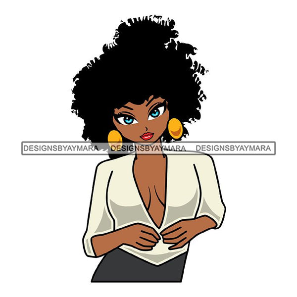 Afro Cute Lady Sassy Classy Melanin Sisi .SVG Cutting Files