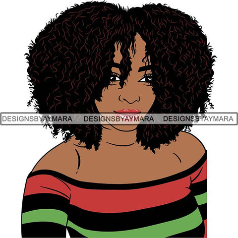 Afro Woman Goddess Diva Melanin Love Sensual .SVG Cut Files For Silhouette and Cricut and More!