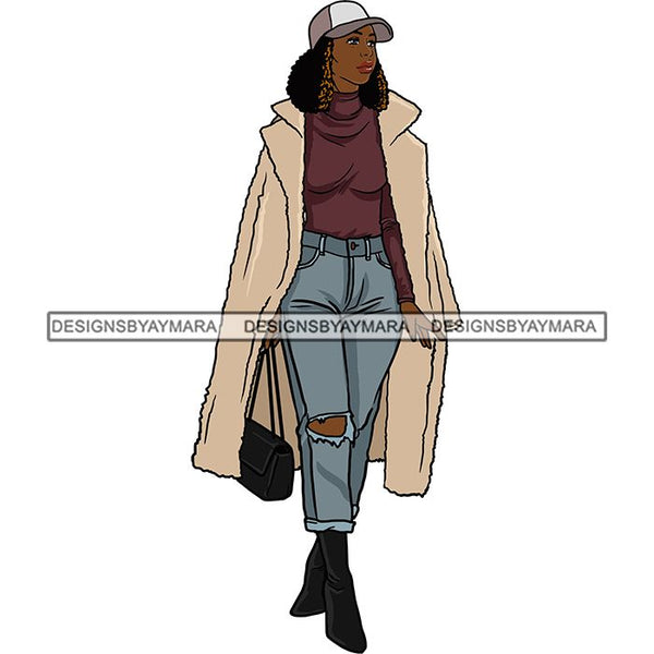 Fashion Diva Glamour Afro Classy Sexy Lady SVG PNG JPG Vector Files For Cutting and More