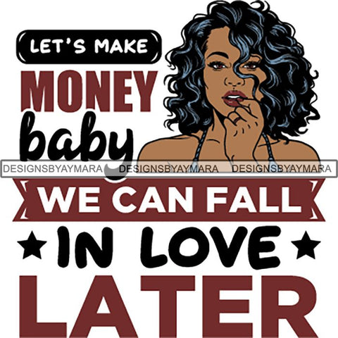 Strong Successful Afro Woman Quotes .SVG Cutting Files For Silhouette Cricut and More