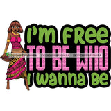 Afro Lola Black History Month Quotes .SVG Clipart Vector Cutting Files For Circuit Silhouette Cricut and More!