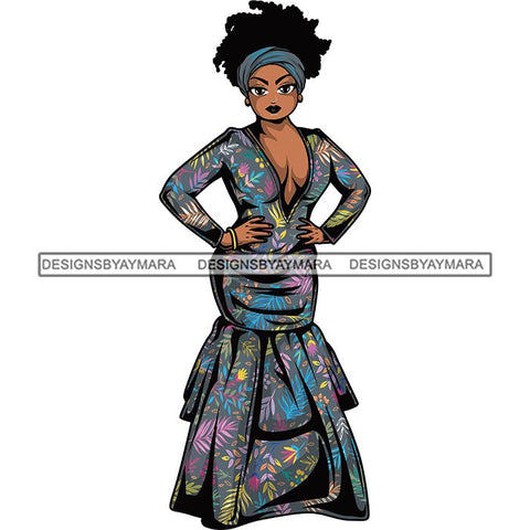 Afro Lola Boss Fashion Diva Glamour .SVG Cutting Files For Silhouette and Cricut and More!