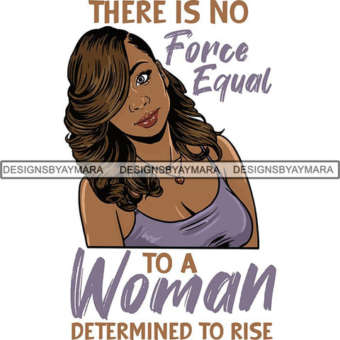 Afro Independent Successful Woman SVG Cutting Files For Silhouette Cricut and More