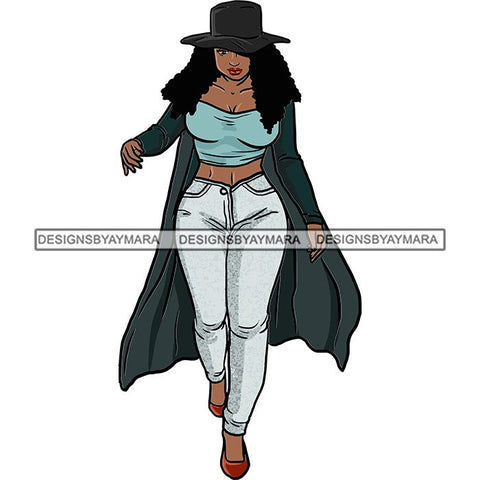 Fashion Diva Glamour Afro Classy Sexy Lady SVG PNG JPG Vector Files For Cutting and More