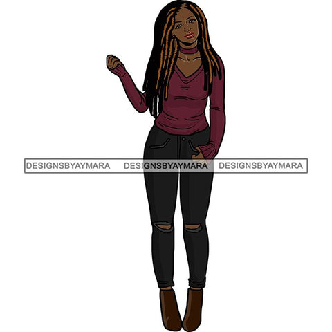 Fashion Diva Glamour Afro Woman Classy Sexy Lady SVG PNG JPG Vector Files For Cutting and More