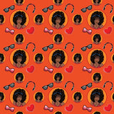 Fashion Lady Seamless Pattern Abstract Decorative Background Vector Designs SVG Files For Cutting and More!