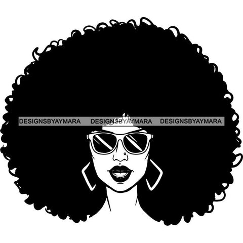 Afro Woman Goddess Hot Seller Design SVG Cutting Files
