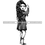 Afro Strong Classy Lola Flexing Believe in Yourself .SVG Cutting Files For Silhouette and Cricut and More!