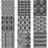 Bundle 9 Kente African Pattern African American Culture SVG Cutting Files For Cricut and Silhouette