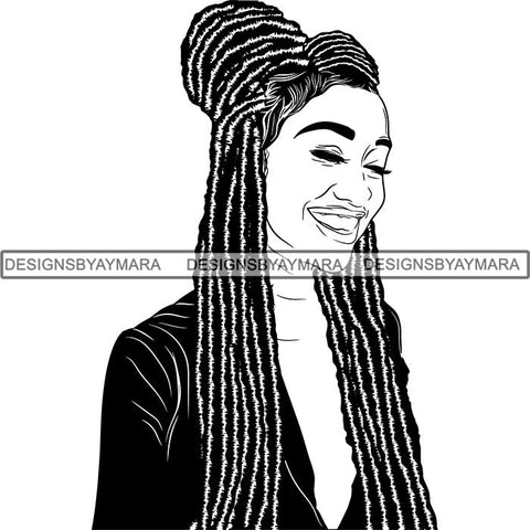 Afro Lady Black Goddess Melanin Dark Latina Morena SVG Files For Cutting and More!