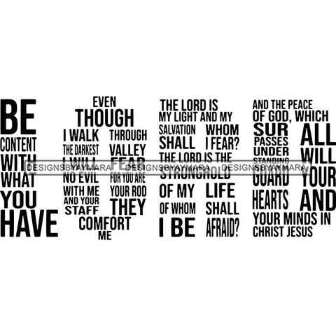 Words Letter Lord Life Quotes SVG Files For Cutting and More!