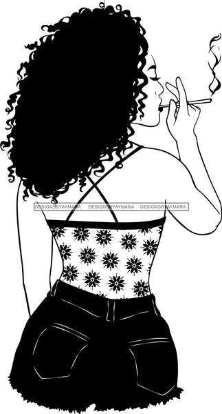Afro Queen Goddess Melanin Nubian Glamour .SVG Cutting Files For Silhouette and Cricut