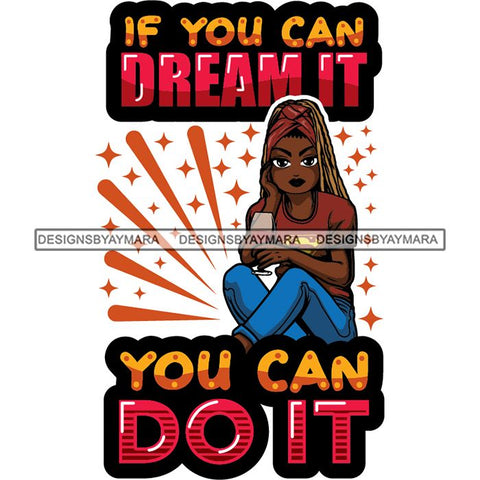 Afro Lola Drinking Wine Life Quotes .SVG Cutting Files For Silhouette and Cricut and More!