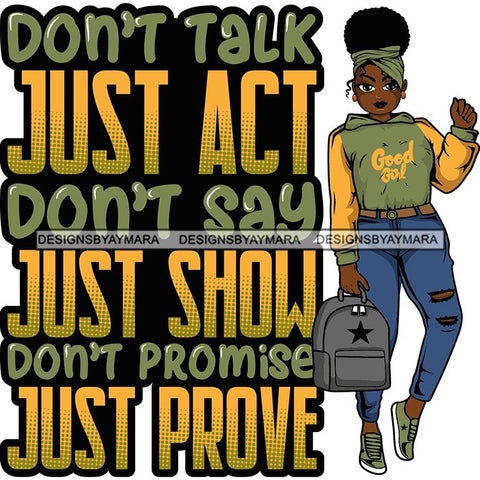 Lola Afro Beautiful Black Proud Woman Life Quotes .SVG Cutting Files For Silhouette and Cricut and More!