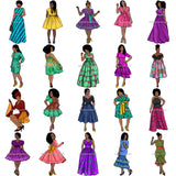 HUGE MEGA BUNDLE 1297 SVG Layered Vector Designs Afro Woman African American Women Melanin Nubian Black Girl Magic SVG PNG JPG Cutting Files For Silhouette Cricut and More