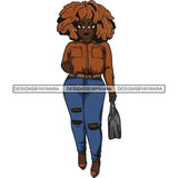 Lola Afro Beautiful Black Proud Woman .SVG Cutting Files For Silhouette and Cricut and More!