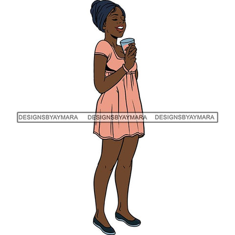 Melanin Love Chilling Eating Drinking SVG Files For Cutting and More!