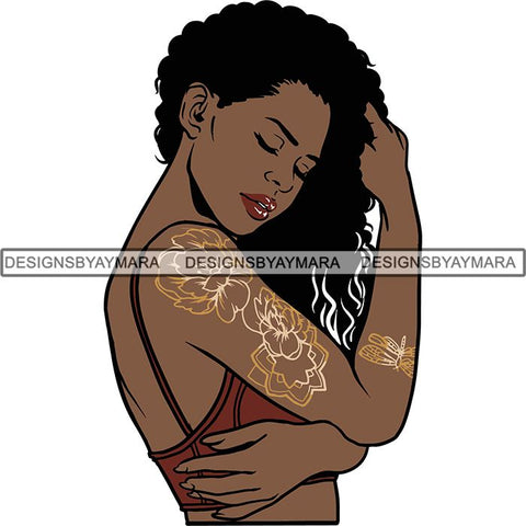 Afro Woman Goddess Diva Melanin Love Sensual .SVG Cut Files For Silhouette and Cricut and More!