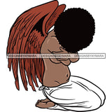 Afro Angel Black Woman SVG Cutting Files For Silhouette Cricut and More