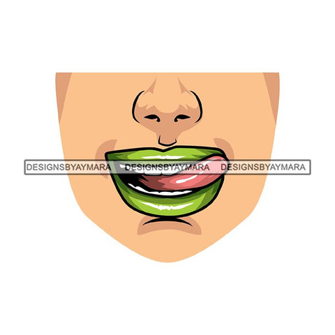 Funny Half Face Cute Designs For Mask Virus Protection SVG Cutting Files