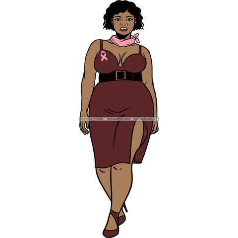 Strong Afro Woman SVG Cancer Survivor Cutting Files For Silhouette Cricut and More