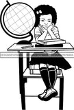 Back to School Kid Student Education Supplies .SVG Cut Files for Silhouette and Cutting