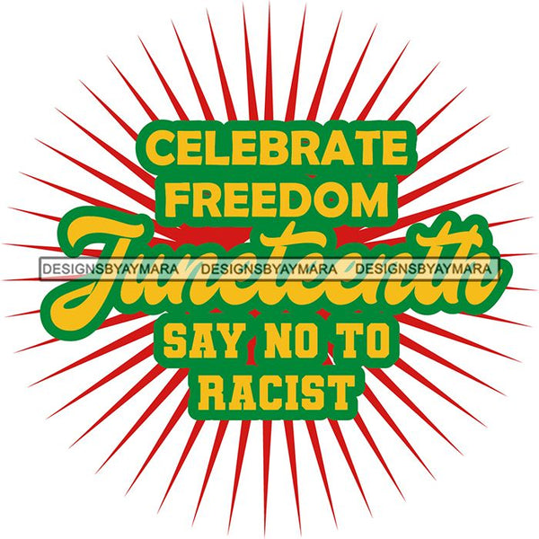 Juneteenth Emancipation Freedom June19 Holiday African American History  SVG PNG JPG Vector Cutting Files