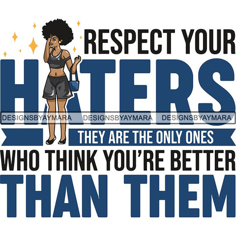 Afro Lola Boss Lady Quotes SVG Cutting Files For Silhouette Cricut and More