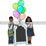 Back to School Kid Student Education Supplies .PNG Print File Not For Cutting
