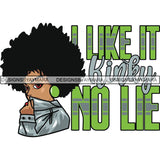 Afro Melanin Popping Lola Kinky Hair God Quotes SVG Cutting Files For Silhouette Cricut and More