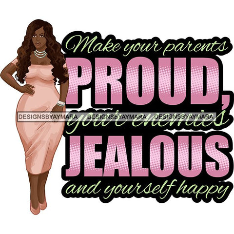 Afro Beautiful Classy Lady Educated Successful Woman Life Quotes SVG Files For Cutting and More!