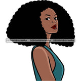 Afro African American Lady Woman Classy Nubian SVG Cutting Files