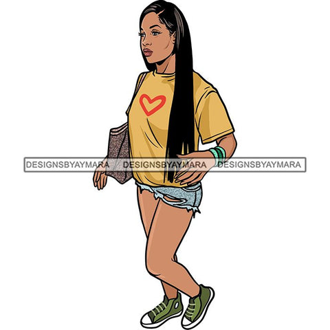 Pretty Woman Summer Fashion Dope Outfits Boss Lady Glamour New Trending .SVG Cut Files