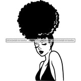 Afro African American Lady Woman Classy Nubian SVG Cutting Files