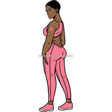Strong Afro Woman SVG Cancer Survivor Cutting Files For Silhouette Cricut and More