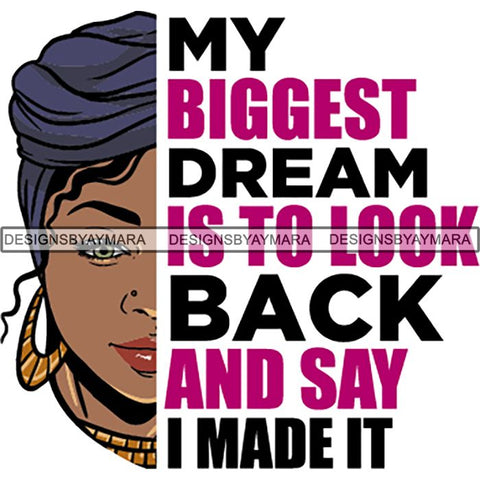 Afro Melanin Popping Life Quotes SVG Cutting Files For Silhouette Cricut and More