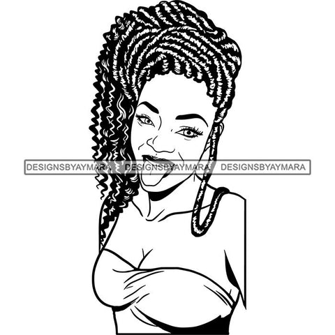 Afro Lady Black Goddess Melanin Dark Latina Morena SVG Files For Cutting and More!