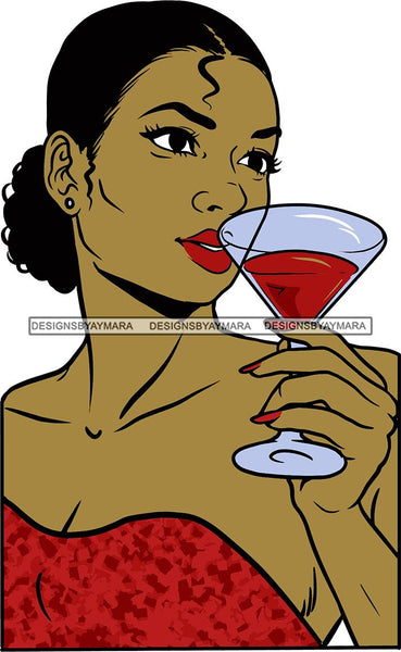 Woman Drinking Wine Relax Chilling Free Stress Feeling Fine Like a Red Wine Alcohol Drinker SVG Cutting Files For Silhouette Cricut and More!