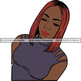 Afro Latina Woman SVG Cutting Files For Silhouette Cricut and More