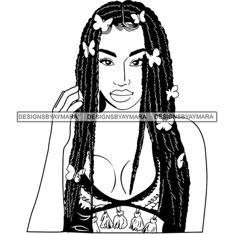 Afro Lady Black Goddess Melanin Dark Latina Morena SVG Files For Cutting and More!