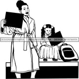 Back to School Kid Student Education Supplies .SVG Cut Files for Silhouette and Cutting