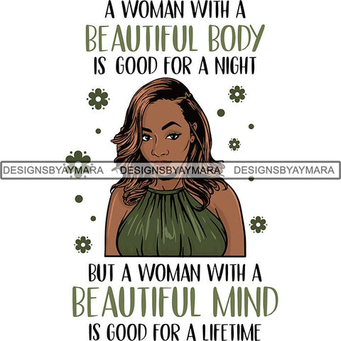 Afro Independent Successful Woman SVG Cutting Files For Silhouette Cricut and More