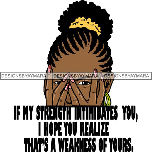 Afro Woman Peeking Peek-a-Boo I see You Melanin Pretty Half Face PNG File For Print Not For Cutting