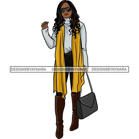 Fashion Diva Glamour Afro Classy Sexy Lady SVG PNG JPG Vector Files For Cutting and More